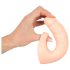 Realistixxx Double F - Naturtro dildo med penisring (naturlig)