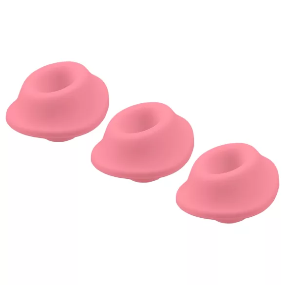 Womanizer Premium Eco - reservedele sugehoveder sæt - pink (3 stk) - L