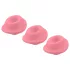 Womanizer Premium Eco - reservedele sugehoveder sæt - pink (3 stk) - L