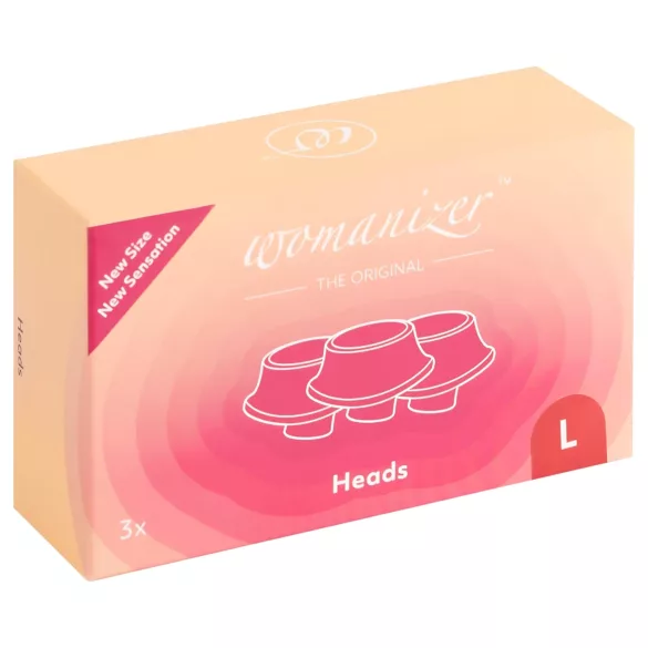 Womanizer - reserve sugehoveder sæt - rød - stor (3 stk)