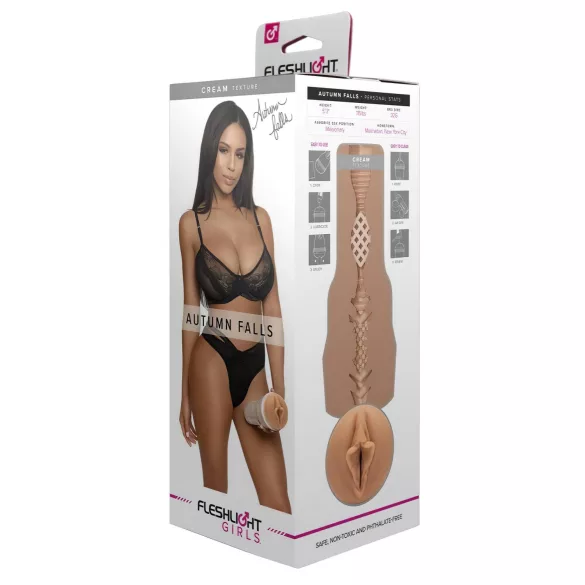 Fleshlight - masturbator - realistisk vagina - naturfarve