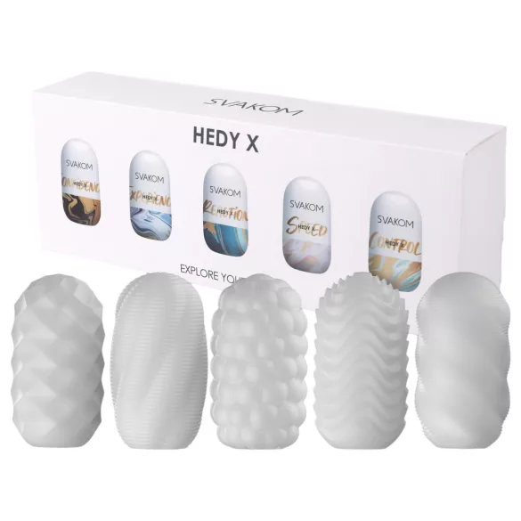 Svakom - masturbationsæg sæt - 5 stk - Hedy X Mixed