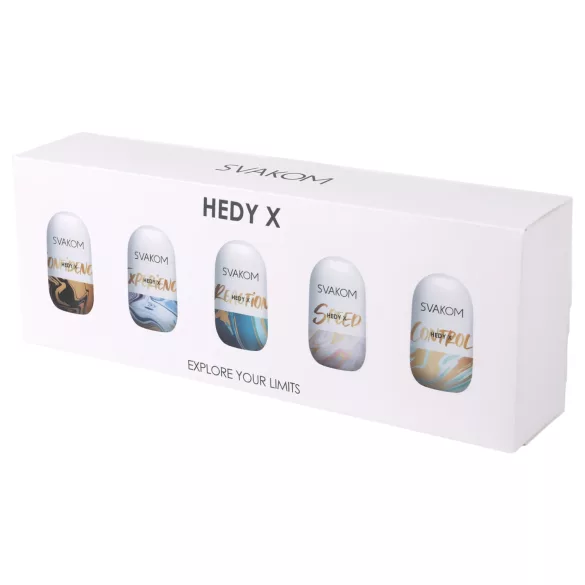 Svakom - masturbationsæg sæt - 5 stk - Hedy X Mixed