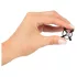 Bad Kitty - snoet brystvorte smykke (strass) - sort