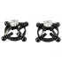 Bad Kitty - snoet brystvorte smykke (strass) - sort