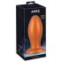 ANOS - stor analplug - silikone - orange