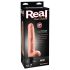 Real Feel Deluxe No.7 - dildo med testikler - realistisk vibrator - natur