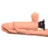 Real Feel Deluxe No.9 - realistisk dildo med testikler - hudfarvet