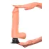 Real Feel Deluxe No.9 - realistisk dildo med testikler - hudfarvet