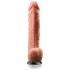 Real Feel Deluxe No.12 - realistisk dildo med testikler - hudfarvet