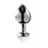 Icicles No. 25 - kegleformet glas anal plug (gennemsigtig)
