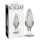 Icicles No. 26 - kegleformet analplug i glas (gennemsigtig)