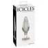 Icicles No. 26 - kegleformet analplug i glas (gennemsigtig)