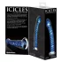 Icicles No. 29 - spiral glasdildo - penisformet - blå