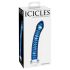 Icicles No. 29 - spiral, penis glasdildo (blå)