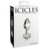 Icicles No. 44 - analplug - konisk form - glas gennemsigtig