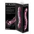 Icicles No. 55 - dobbeltender dildo - G-punkt - glas - pink