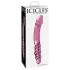 Icicles No. 57 - dobbelt dildo med penisform - glas - pink