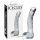 Icicles No. 61 - elegant glasdildo med testikler (gennemsigtig)