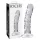 Icicles No. 62 - glasdildo med penisform - gennemsigtig