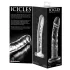 Icicles No. 62 - glasdildo med penisform - gennemsigtig