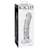 Icicles No. 62 - glasdildo med penisform - gennemsigtig