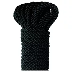 Fetish Silky Rope - bondage reb - 10 meter - sort