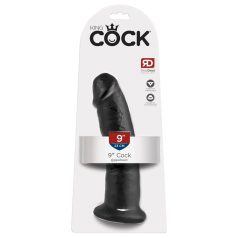 King Cock - dildo med sugekop - sort