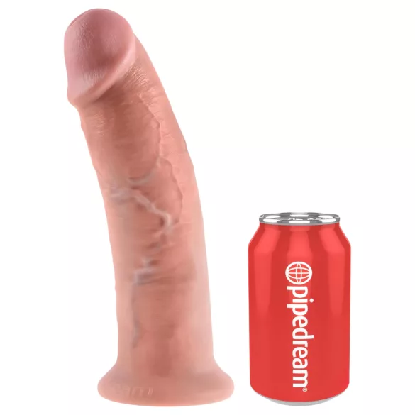 King Cock - dildo med sugekop - 25cm - natur