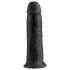 King Cock - dildo med sugekop - 25 cm - sort
