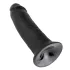 King Cock - dildo med sugekop - 25 cm - sort