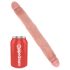 King Cock 12 Slim - realistisk dobbelt dildo (31 cm) - natur