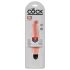 King Cock 7 Stiffy - vandtæt, naturtro vibrator (18 cm) - naturfarvet