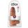 King Cock 9 Chubby - sugekop dildo (23 cm) - mørk natur