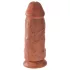 King Cock - dildo med sugekop - mørk natur - 23cm