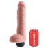 King Cock 11 - Livagtig Sprøjtende Dildo (28cm) - Naturfarve