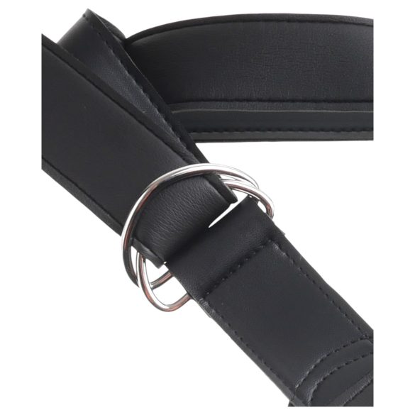 King Cock - strap-on dildo med sele - sort