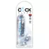 King Cock - dildo med sugekop og testikler - klar 15cm