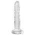 King Cock Clear - dildo med sugekop - 15cm - gennemsigtig