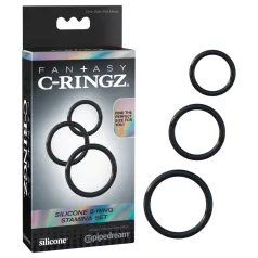 Fantasy C-Ringz - penisring sæt - 3 stk - sort