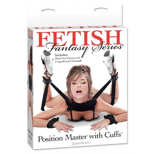 Fetish Position Master - BDSM bondage sæt - sort