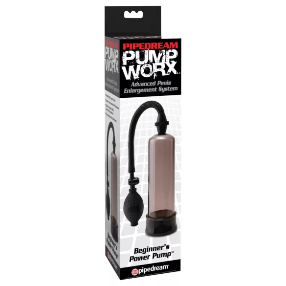 Pump Worx - penispumpe - begyndermodel - sort