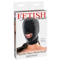Fetish Fantasy - fetish maske med mundåbning - sort