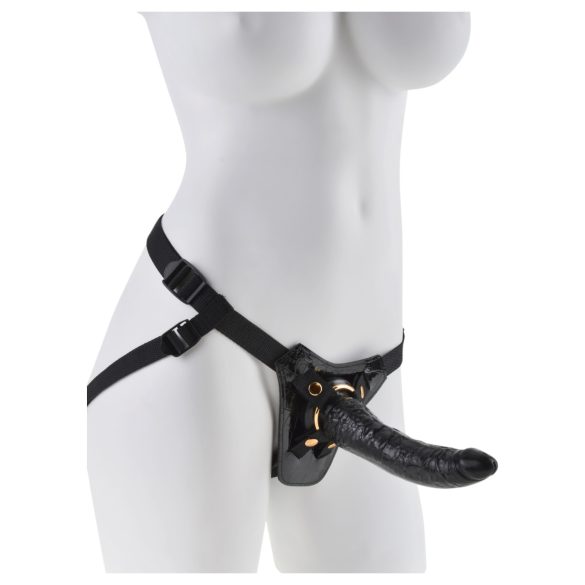 Fetish Fantasy - strap-on harness - justerbar - sort