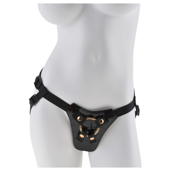 Fetish Fantasy - strap-on harness - justerbar - sort