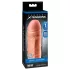 Pipedream - X-TENSION Mega 1 - realistisk penishylster (17,7 cm, naturfarve)