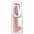 King Cock 15 - sugekop, med testikler dildo (38 cm) - natur