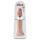 King Cock 14 - stor dildo med sugekop (36cm) - naturfarvet