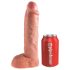 King Cock - strap-on hul dildo 25cm
