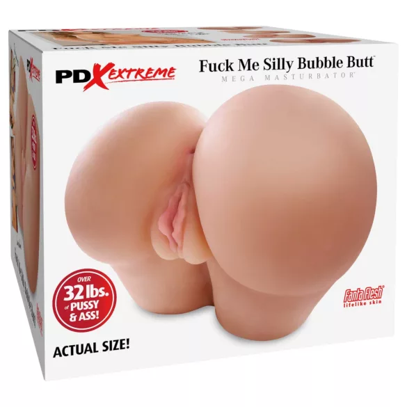 Pipedream - Fuck Me Silly Bubble Butt - numse-masturbator (hudfarvet)